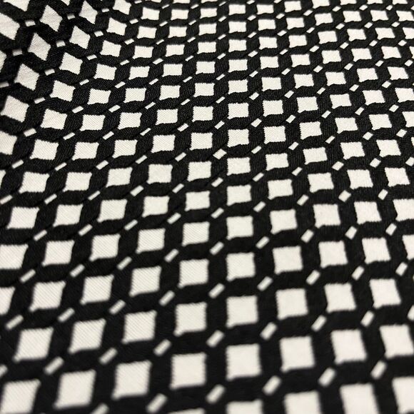 RETRO IMPERIAL BLACK & WHITE GEO FIT-AND-FLARE DRESS SMALL - EUC! - Picture 2 of 11